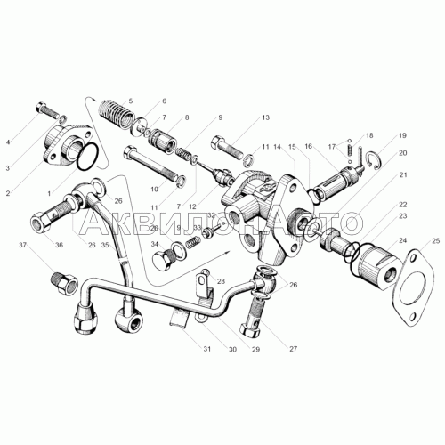 Включатель муфты привода вентилятора (только для запасных частей)