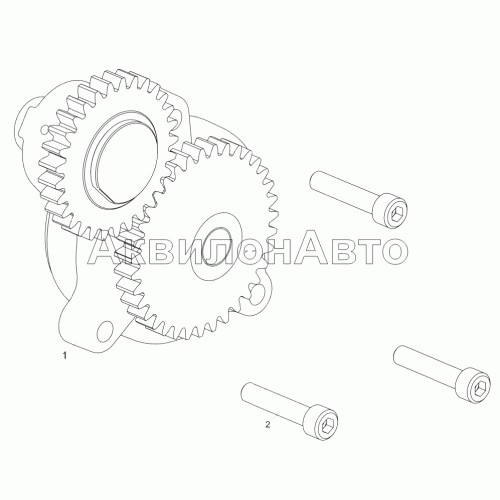 5340.1011005 Установка масляного насоса