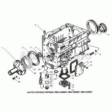 Картер коробок передач ЯМЗ-238ВМ5, ЯМЗ-238ВМ7, ЯМЗ-238ВК7