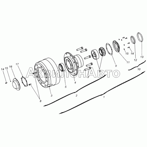 Ступица переднего колеса