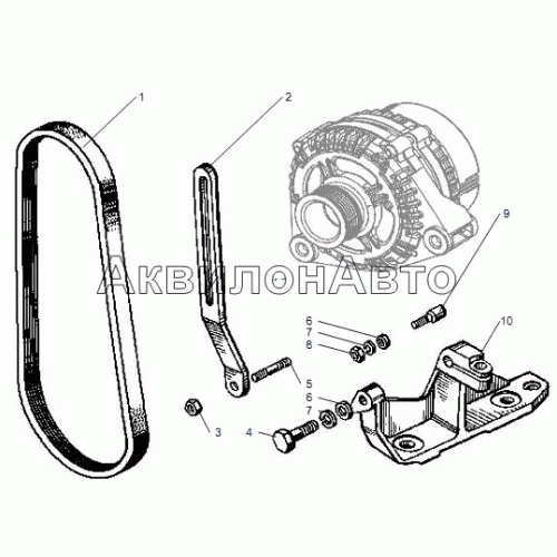 Установка генератора